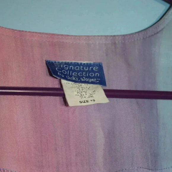 Vintage Vicki Wayne Pastel Open Front Blazer - Picture 5 of 13
